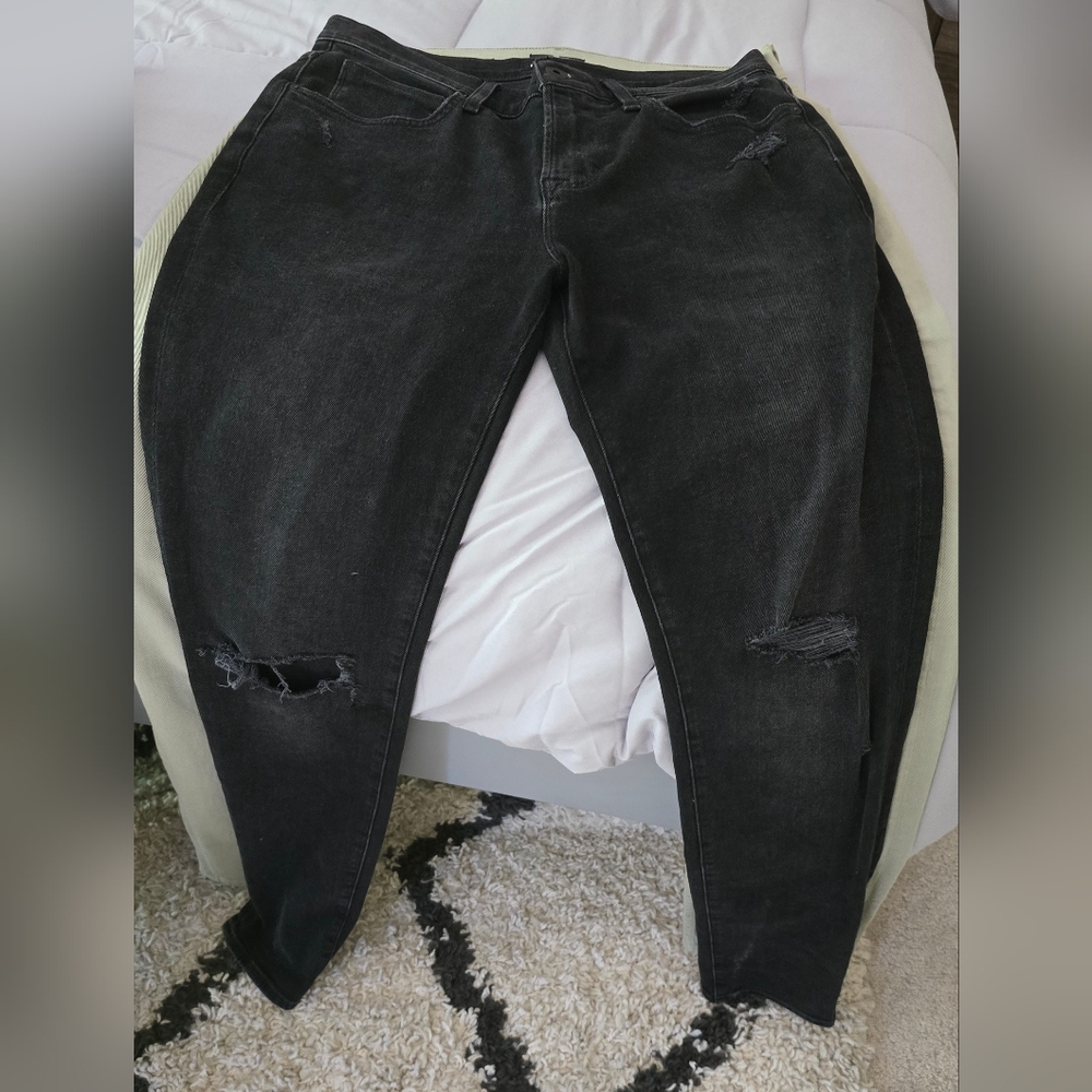 Hudson Jeans Black Slim Fit Men's Jeans
